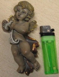 ANGEL CANTANDO 12CM MARMOLINA 006